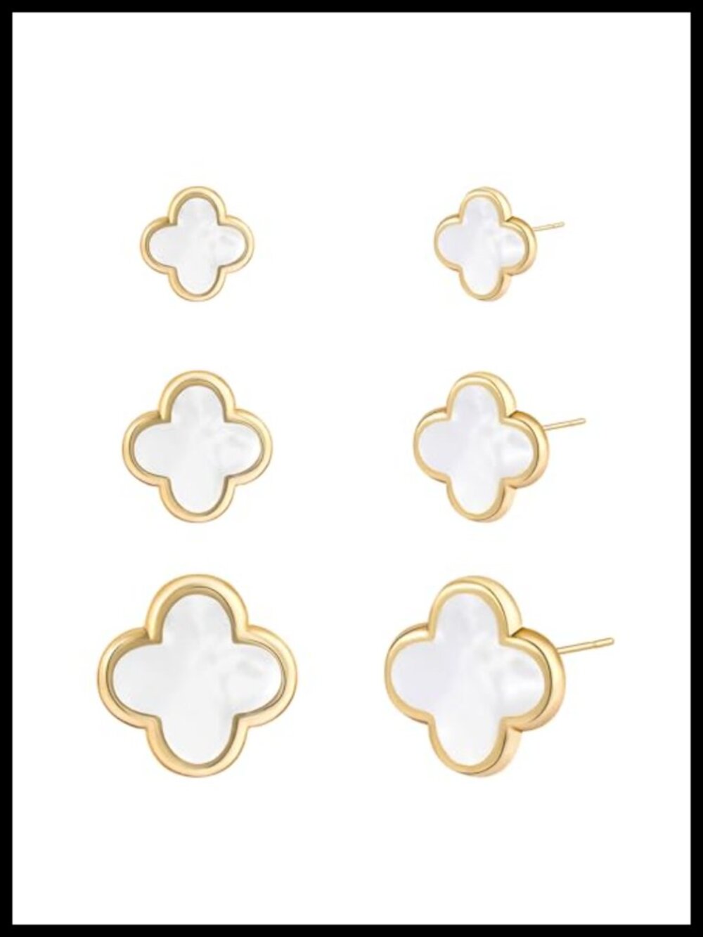 Small Stud Earrings 14K Gold Plated Hypoallergenic Lightweight Waterproof